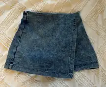 Denim Skort