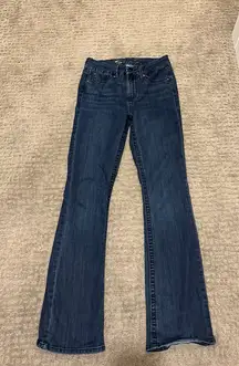 High Rise Boot Cut Jeans