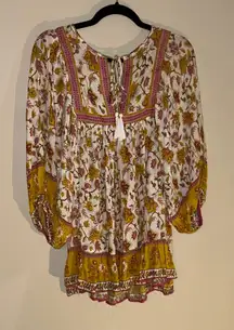 Rachel Zoe Floral Blouse - Yellow and Pink