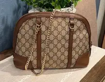 Gucci GG monogram leathered crossbody bag