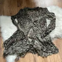 ZARA Printed Button Down Shirt