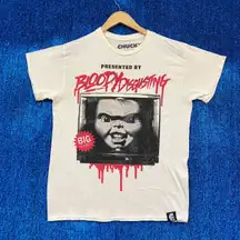 Bloody Disgusting Chucky Horror Movie T-shirt Size Medium