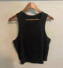 Johnny Was Calme Black Tank Top Size Medium NWOT