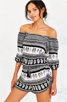 Faithfull the Brand‎ Drawstring Shorts Romper