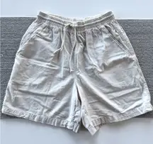 Vintage Erika & Co. Cotton Elastic Waist Drawstring Shorts Size Small
