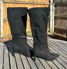 Nwt Women’s Justice knee high black boots  – A New Day size 8 winter heeled