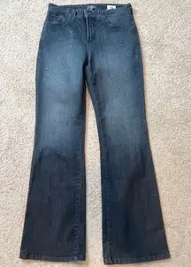 NYDJ Jeans Womens Sz 10 Bootcut Embellished Demin Mid Rise‎ Stretch Lift Tuck