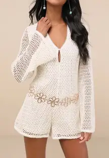 Lulus Crochet romper