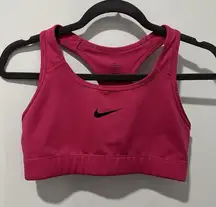 ✨ Nike Dri-Fit Sports‎ Bra Pink Size Womens Classic White Athletic Size Medium