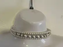 Gorgeous pearl and sparkle bead choker necklace
