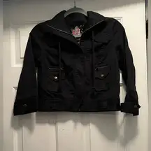 Size small black moto jacket