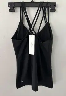 New NWT CRZ YOGA Tank Top Black. Spaghetti Strap Size Women's Medium