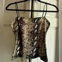 Sexy snakeskin tank. Form-fitting  Med