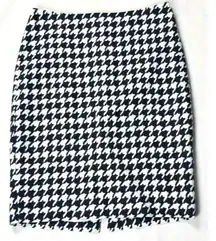 The Limited Houndstooth Pencil Skirt Size 4