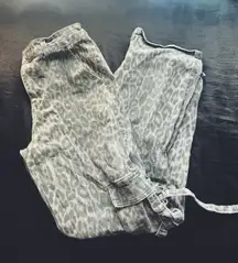 Cheetah Print Cargos