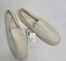 Old Navy White Sneaker Canvas Slip-On Casual Shoes New with Tag S-033 Sz 11