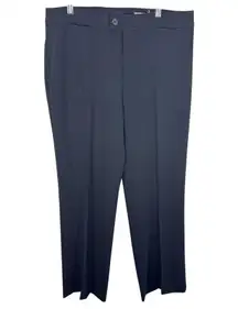 NYDJ NWT Tummy Tuck Black Straight Leg High Rise Dress Pants Trousers Size 14