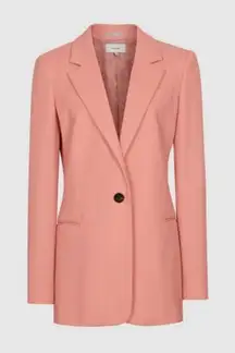 REISS Phoenix single breasted jacket in apricot size 8 excellent condition