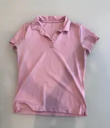 Pink Performance Polo