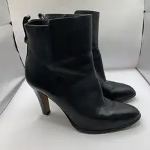 Coach Black Jemma A01643 Women's Ankle Boots Booties Size 8B Black