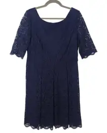 Jessica Simpson Navy Lace Dress Size 14 Navy Lace Wedding Guest Dress