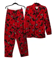 Kathy Ireland Pajama Set Red Small