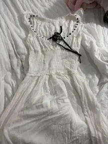 Urban Outfitters Dress milkmaid white long