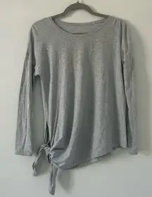 Lululemon To The Point Long Sleeve Light Grey Long Sleeve Top 6