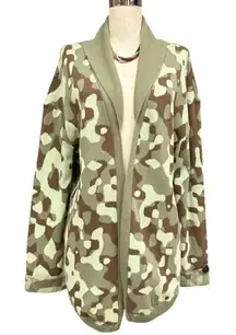 One Teaspoon Camo Knit Open Front Cardigan Jacket – Style 14644 – Size Small NWT