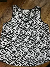 Adam Levine  Tank Top Blue Elephants Size Large