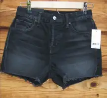 NWT J Brand Black High Waist Jeans Shorts