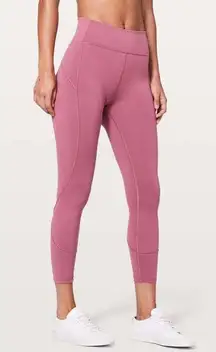 LULULEMON In Movement 7/8 Tight Legging *Everlux 25" in Moss Rose Size 8