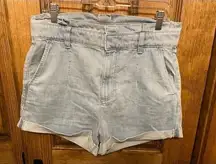 EXPRESS  Paper bag‎ Waisted High Rise Shorts size 10