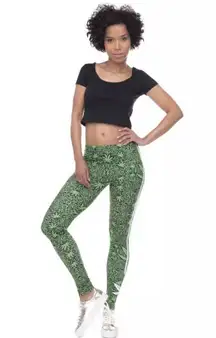 Womens Weed Leafs 3D 420 Leggings