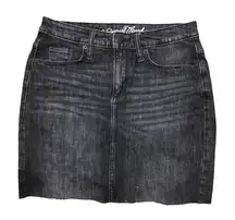 UNIVERSAL THREAD DENIM BLACK MINI SKIRT