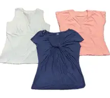 3-Pack A.N.A. 'A New Approach' Women’s XL Tops-- Casual Tee & Tank Bundle of 3