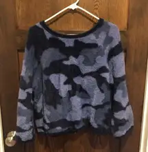 OUI Textured Camouflage Print Jumper.- medium