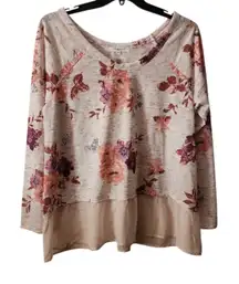 Living Doll Los Angeles Long Sleeve Blouse Size 1X