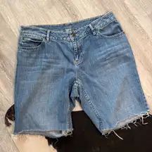 💙J•Jill•Relaxed Fit•Boyfriend•Blue Jean Shorts💙