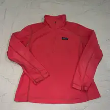 Patagonia 1/4 Zip Coral Polartec Pullover, Soft and Cozy
Medium