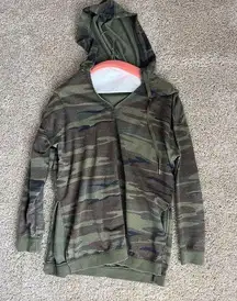 Lightweight camo hoodie