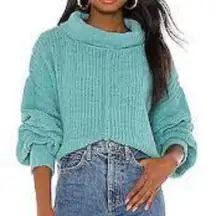 Free People Be Yours Emerald Pullover sz XS NWT