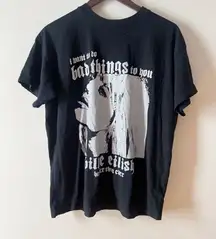 Billie Eilish Graphic Band T-Shirt Size Medium Cotton On Short Sleeves Tee