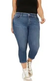 Lane Bryant Mid-Rise Super Stretch Pedal Crop Jeans Size 28