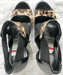 Calvin Klein  Cheetah Print High Heel Shoes