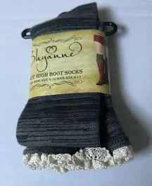 Shyanne  Knee high boot socks