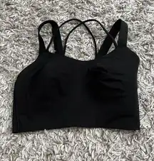 lululemon black like a cloud d/dd bra size 6