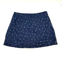 Lady Hagen Skort Women's Medium Pockets Golf Club Printed Navy