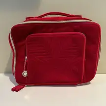 Estee Lauder  Train Case Bag 2023 Limited Edition ~Red Velvet~ with Handle