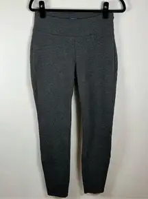 Jag Ricki Mid Rise Pull-On Leggings Charcoal Gray Stretch Knit Comfort Size 8